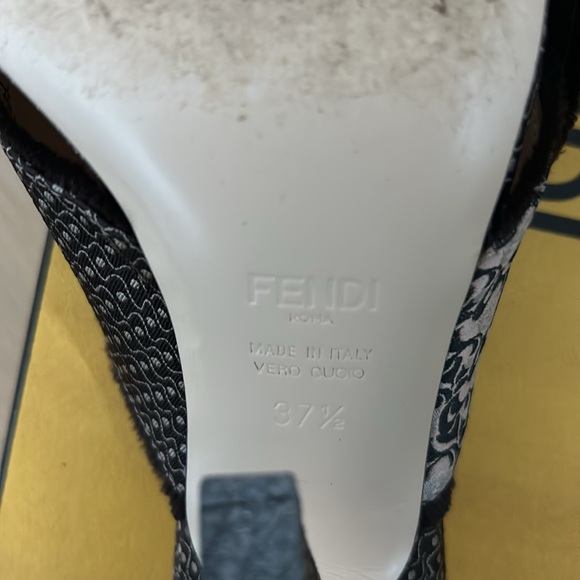 FENDI Jacquard Double F sandal - Picture 8 of 12